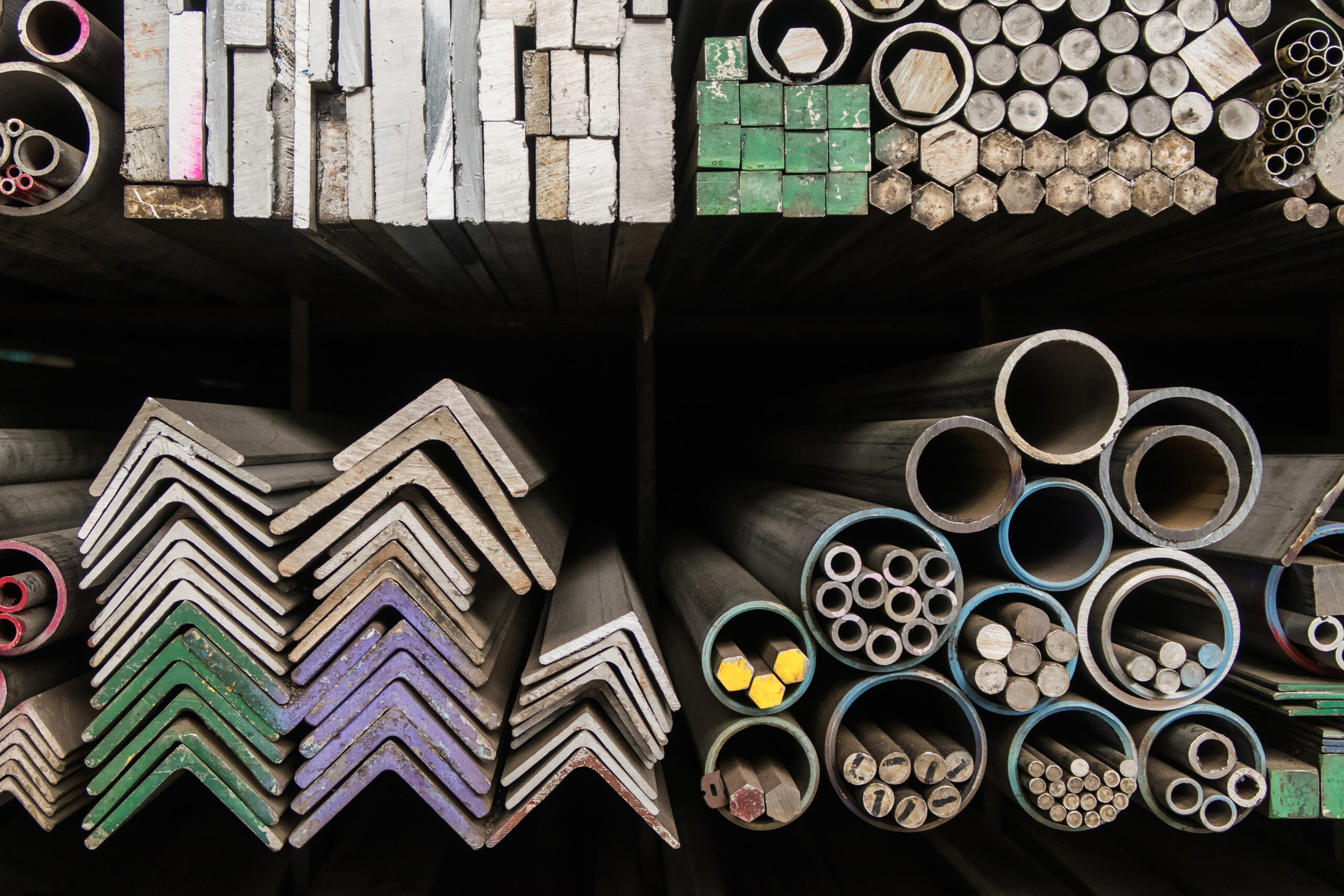 what are the different types of steel